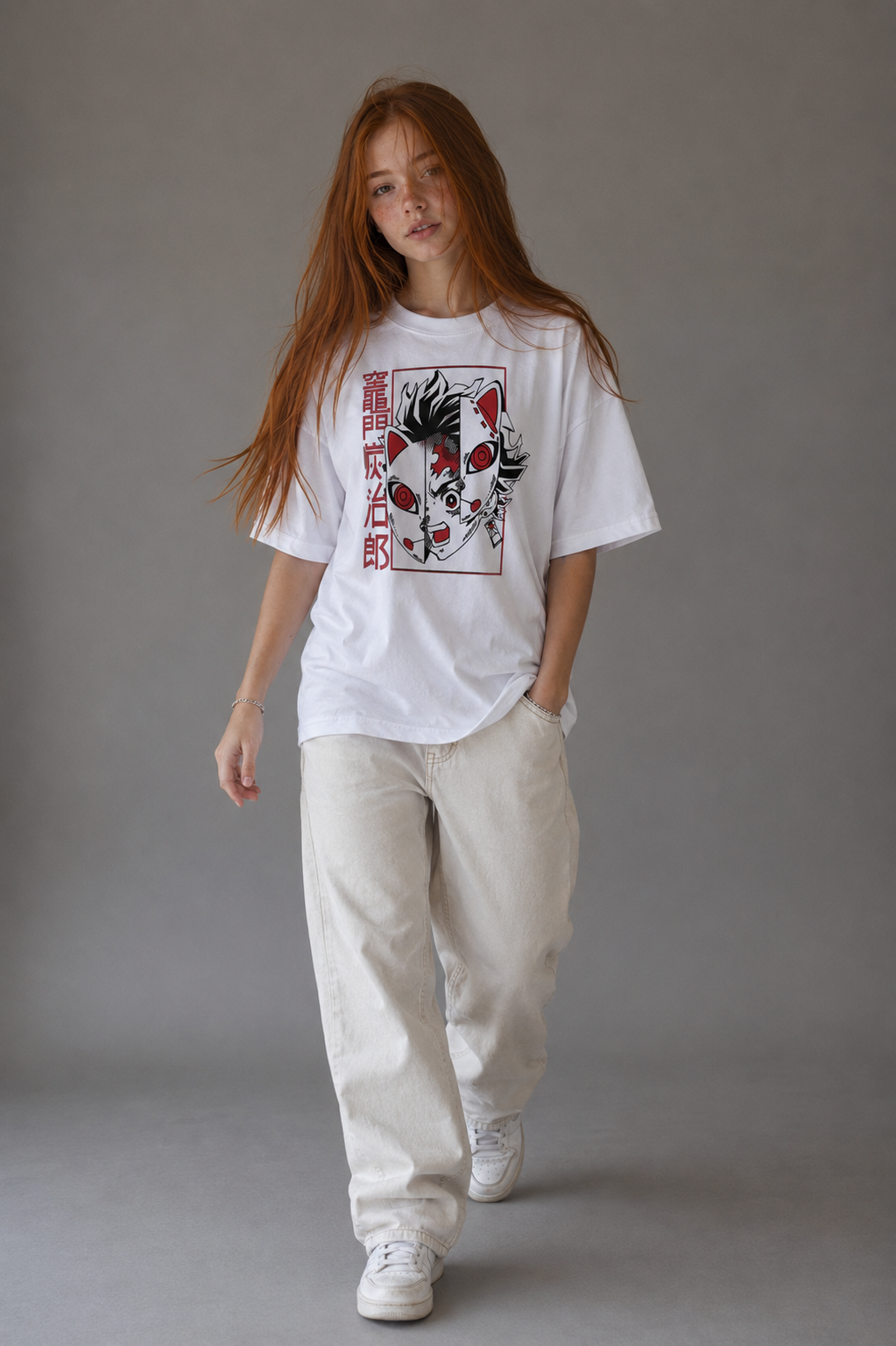 Camiseta Oversized | Demon Slayer Unissex