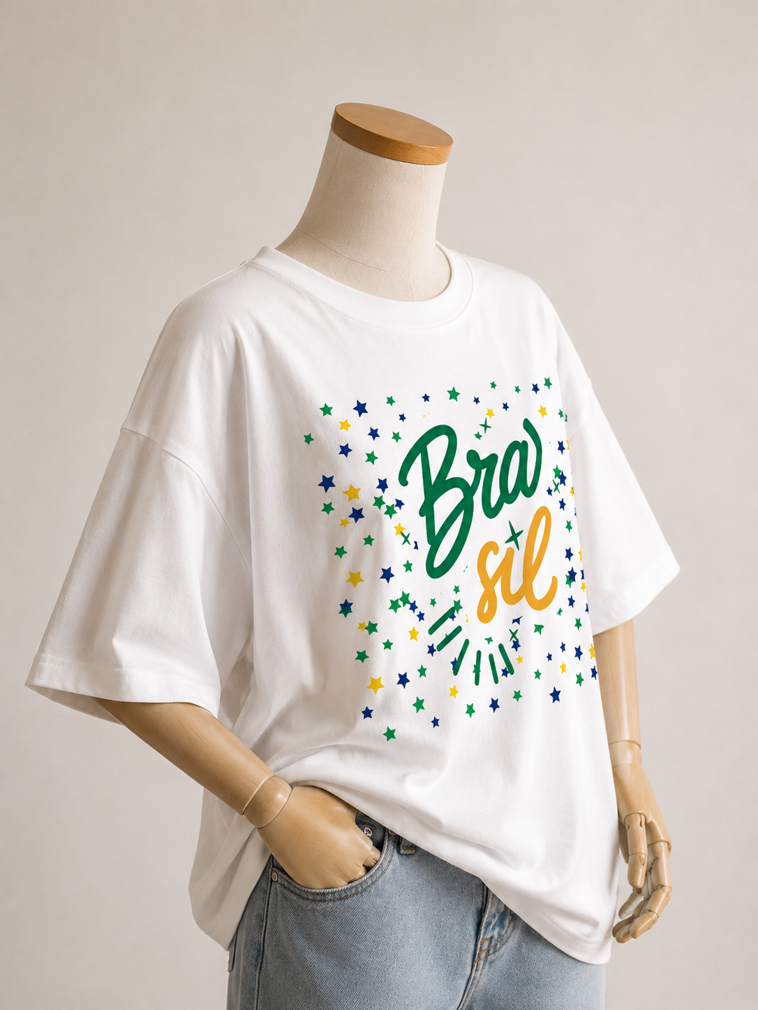Camiseta Oversized | Brasil Unissex
