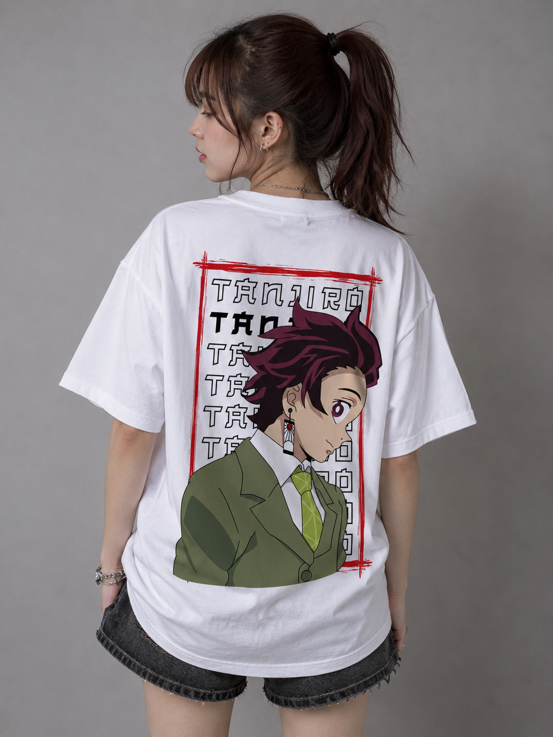 Camiseta Oversized | Tanjiro Kamado Unissex