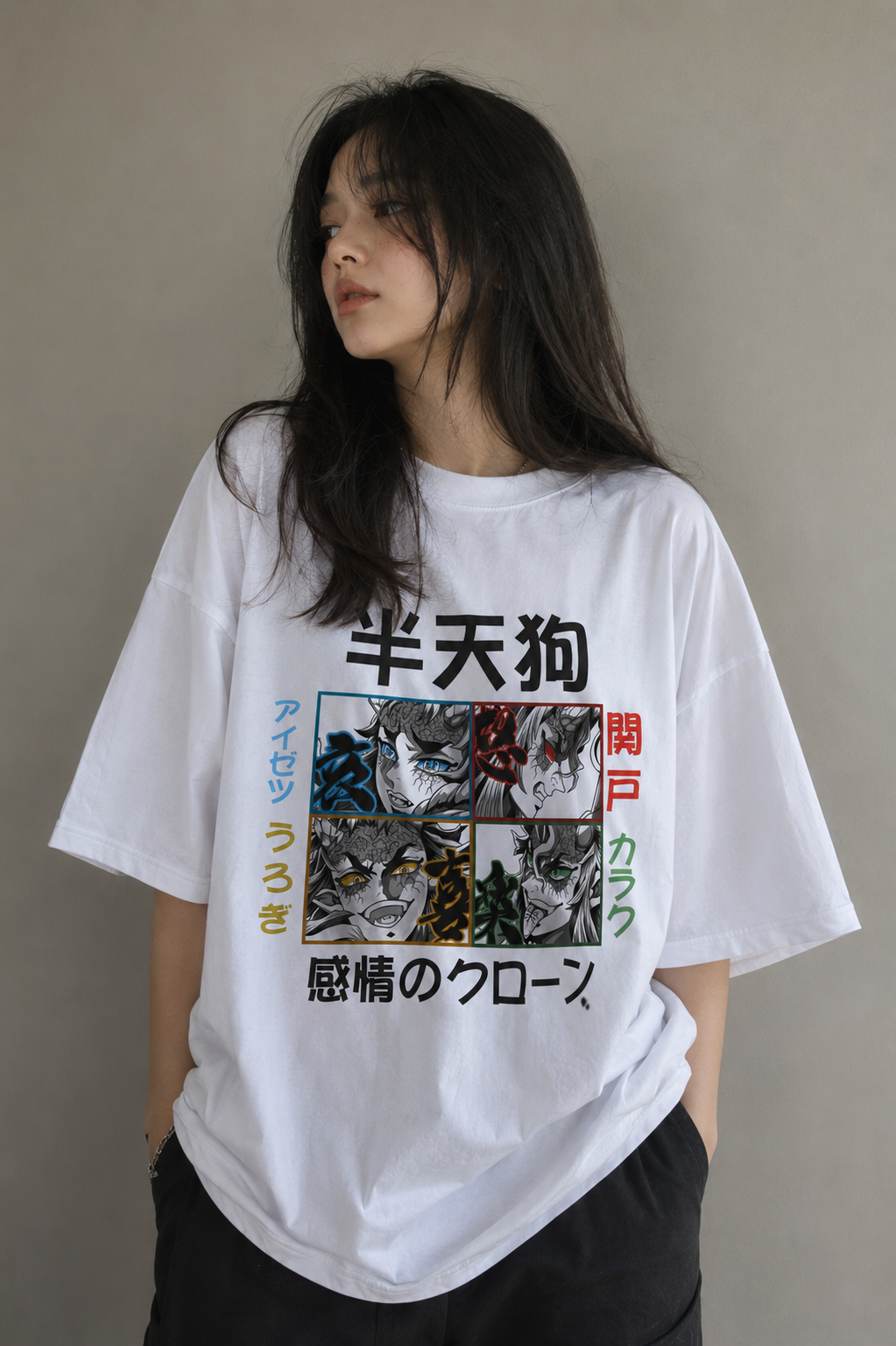 Camiseta Oversized | Demon Slayer Unissex