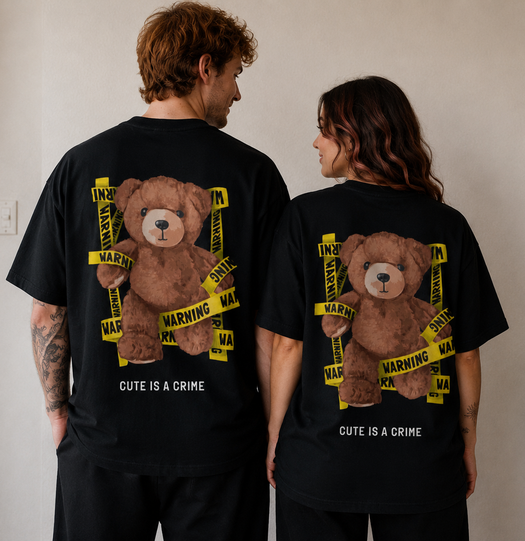 Camiseta Oversized | Bear Cute Unissex