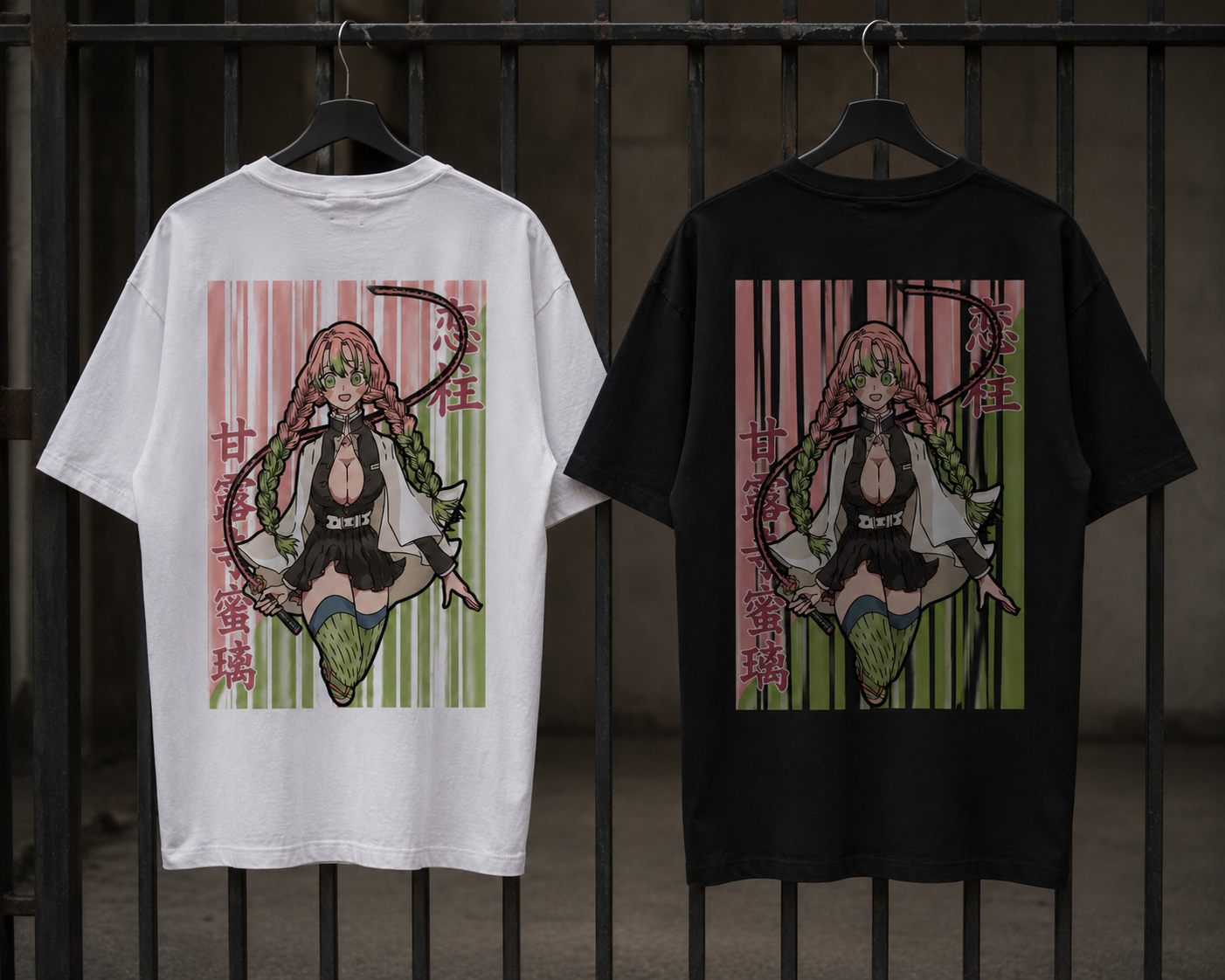 Camiseta Oversized | Mitsuri Kanroji Unissex