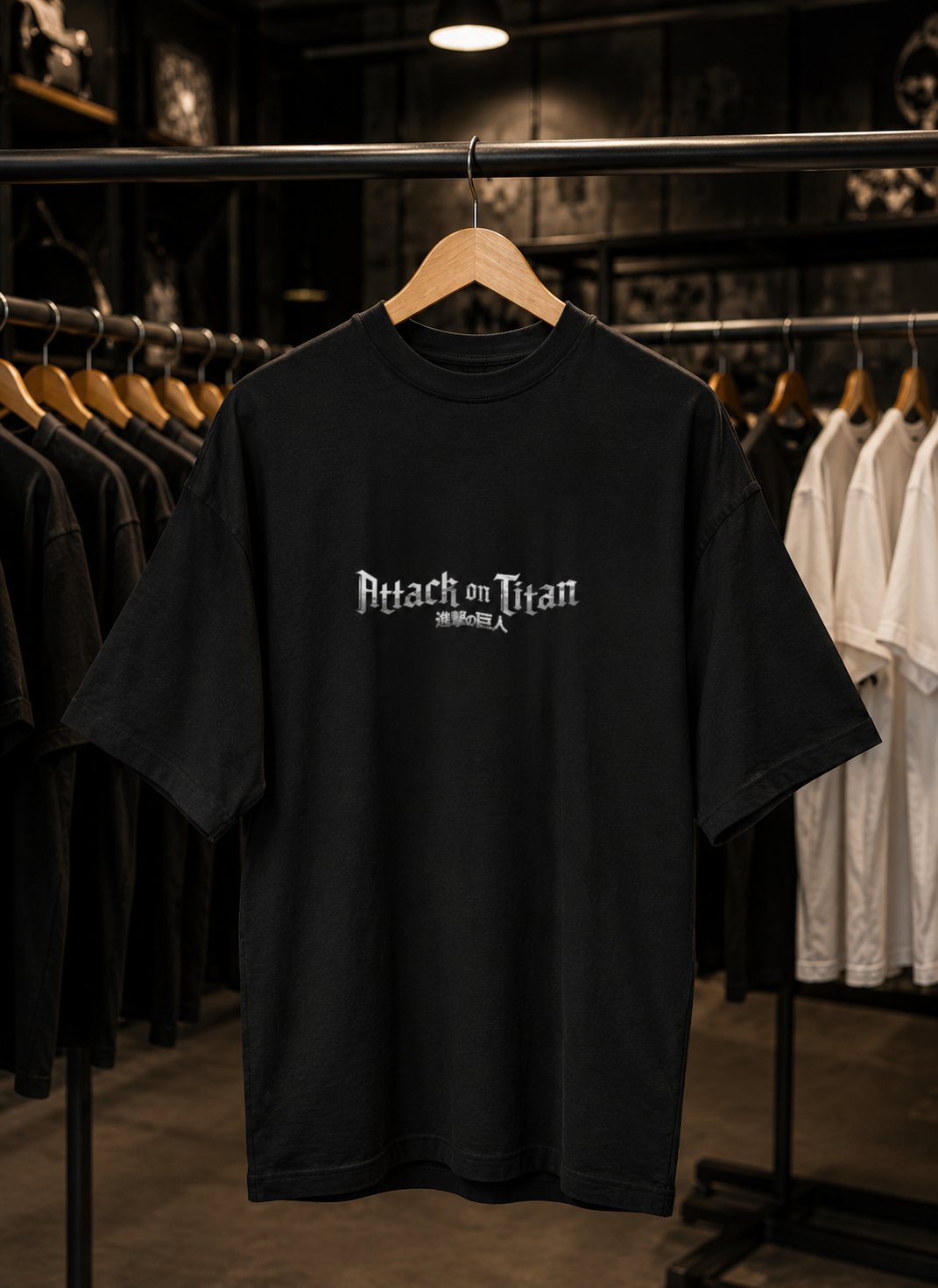 Camiseta Oversized | Attack On Titan Unissex