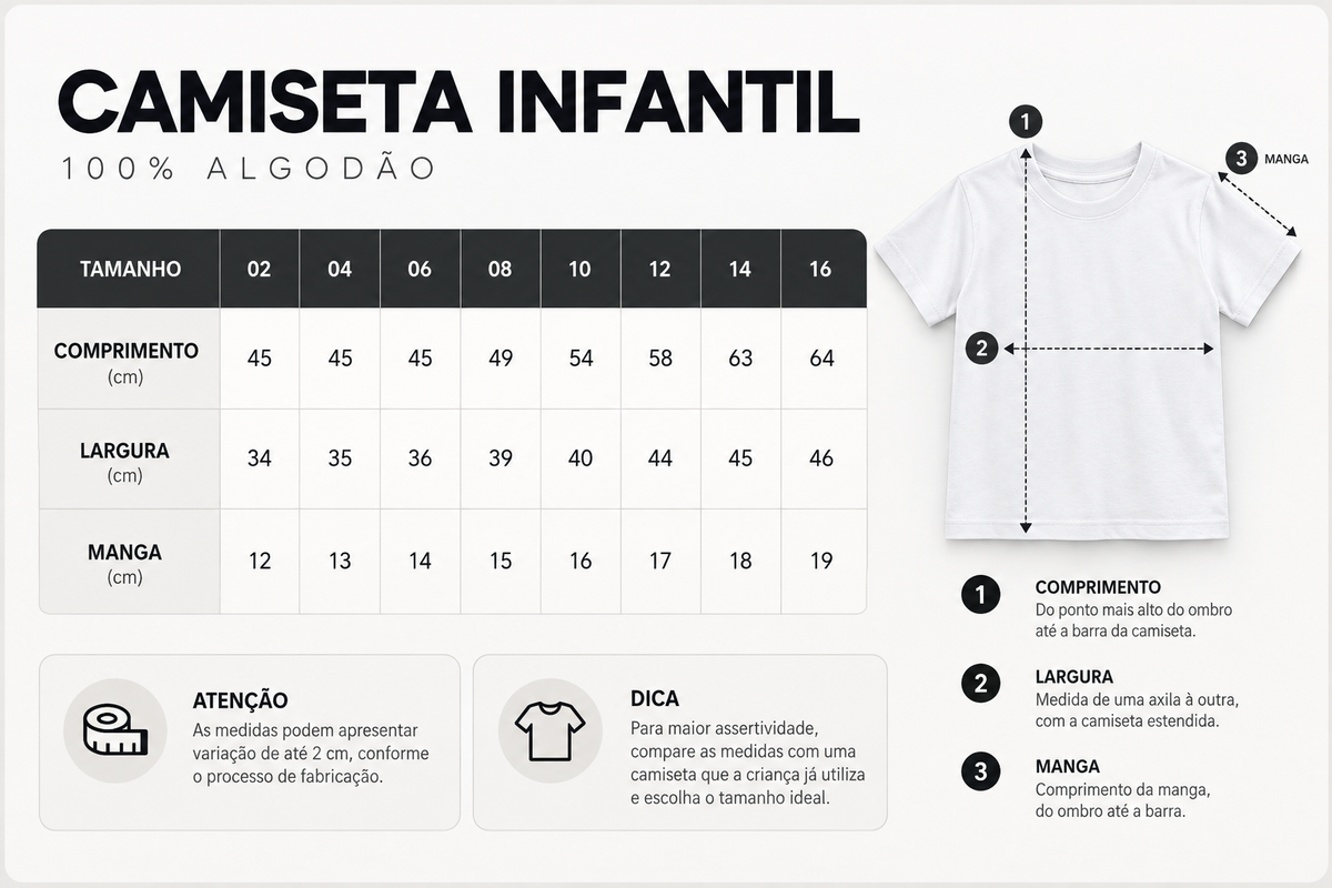 Camiseta | Hello Kitty e My Melody