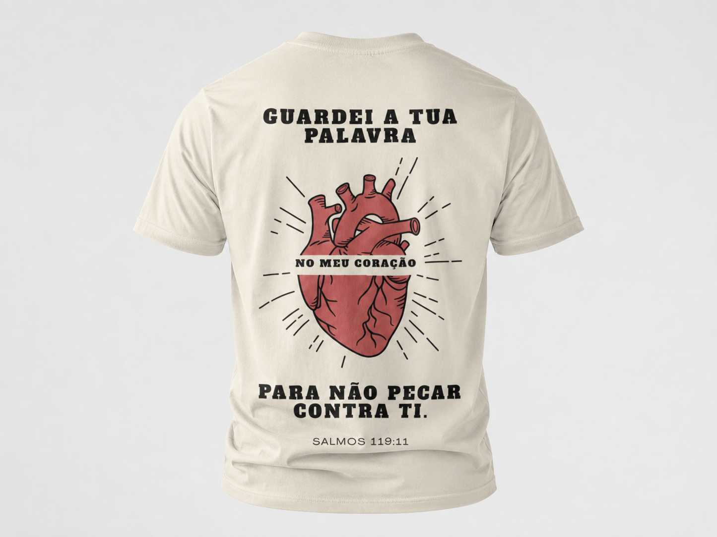T-Shirt Coleção Cristã | Salmos 119:11