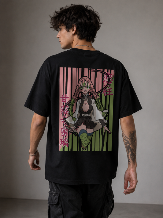 Camiseta Oversized | Mitsuri Kanroji Unissex