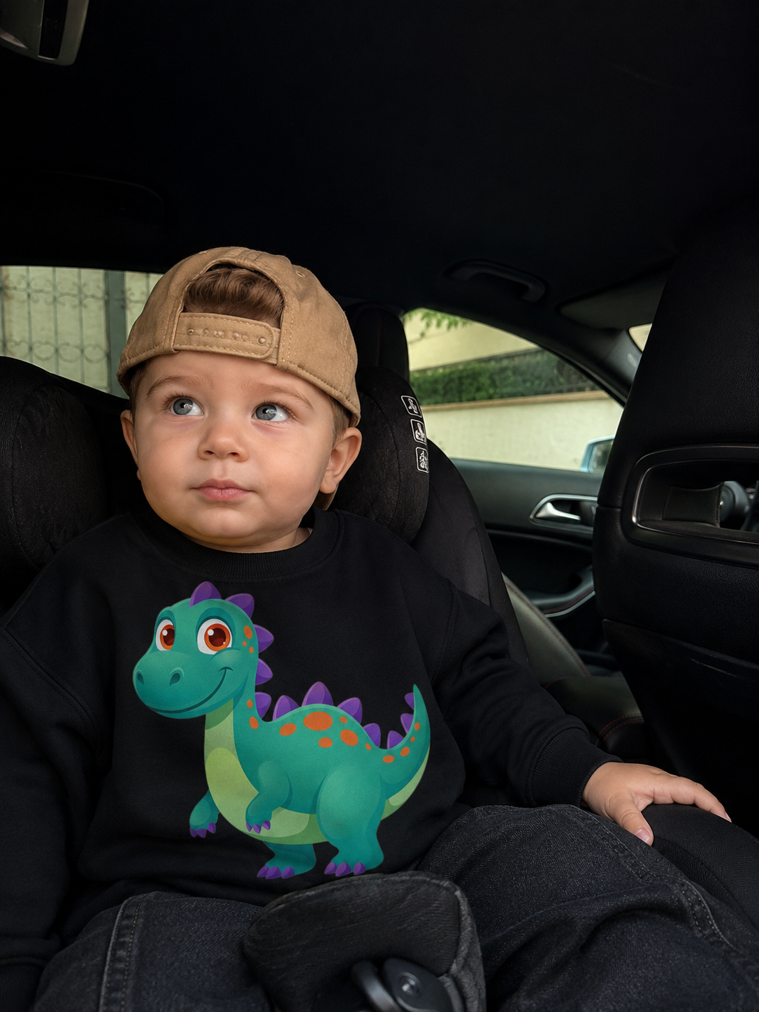 Moletom Infantil | Dino Azulado