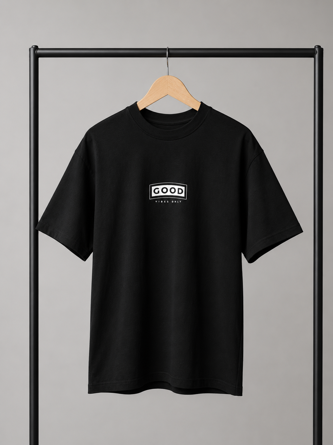 Camiseta Oversized | Good Vibes Only Unissex