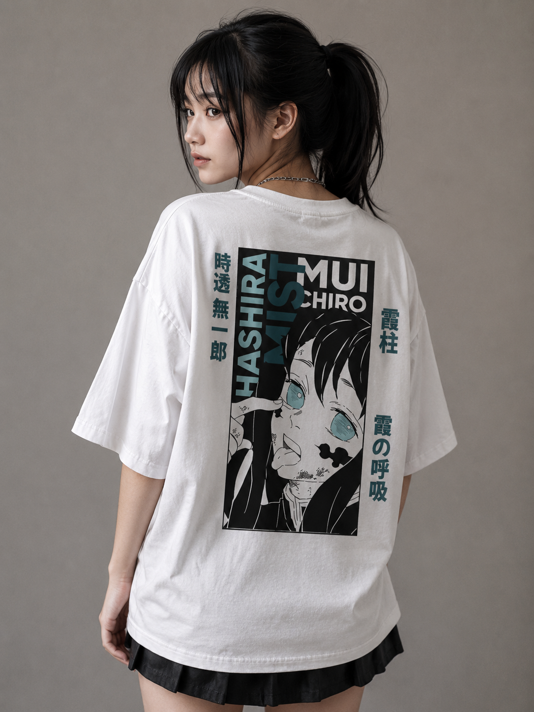 Camiseta Oversized | Muichiro Tokito Unissex