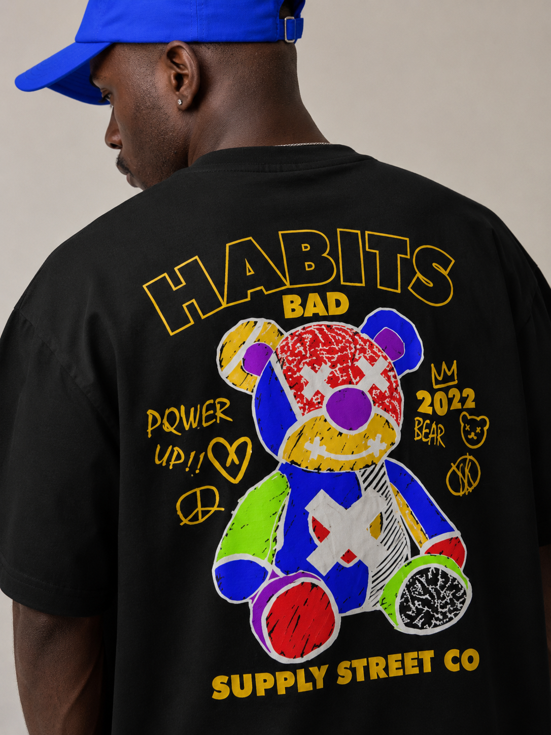 Camiseta Oversized | Habits Bad Unissex