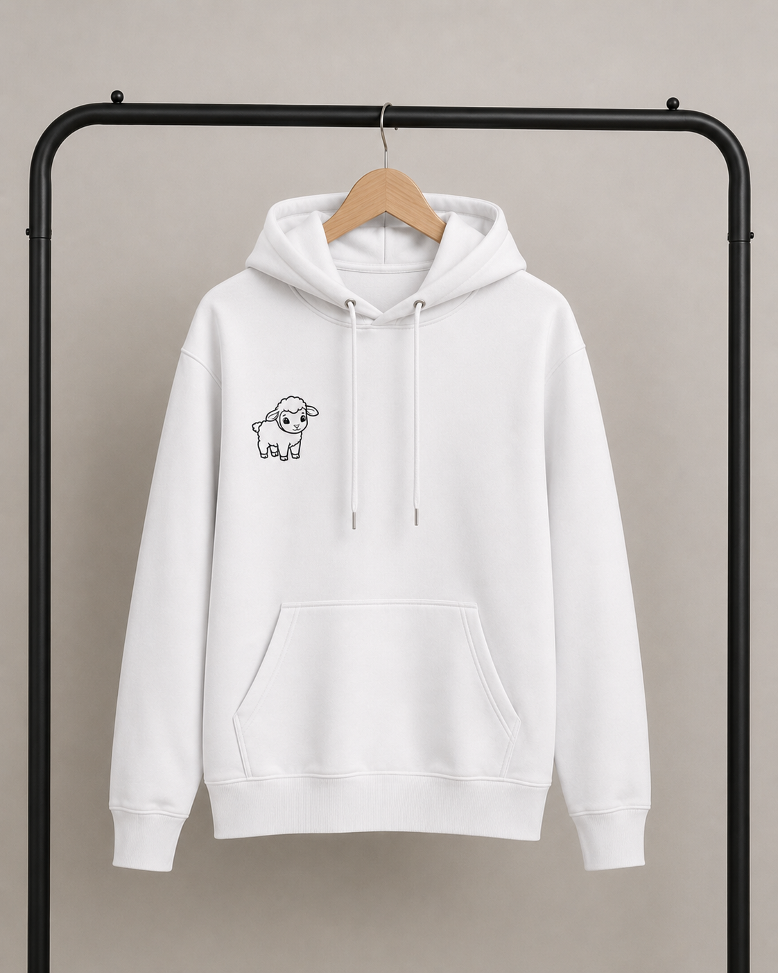 Moletom Canguru Minimalista | Ovelhinha
