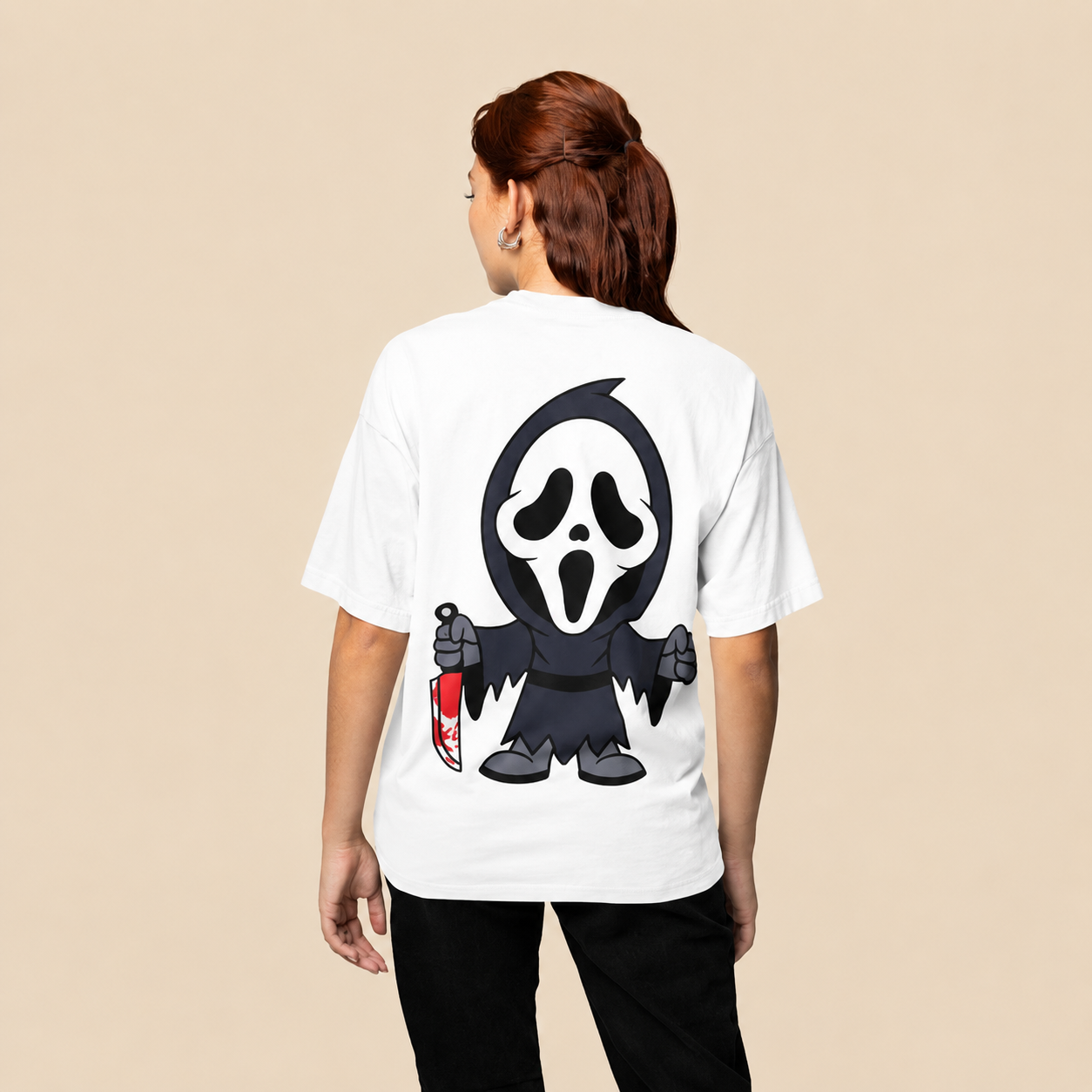 Camiseta Oversized | Pânico Unissex