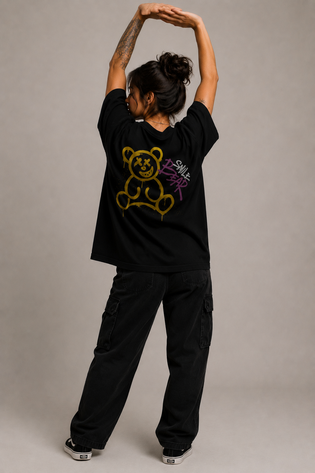 Camiseta Oversized | Bear Smile Unissex