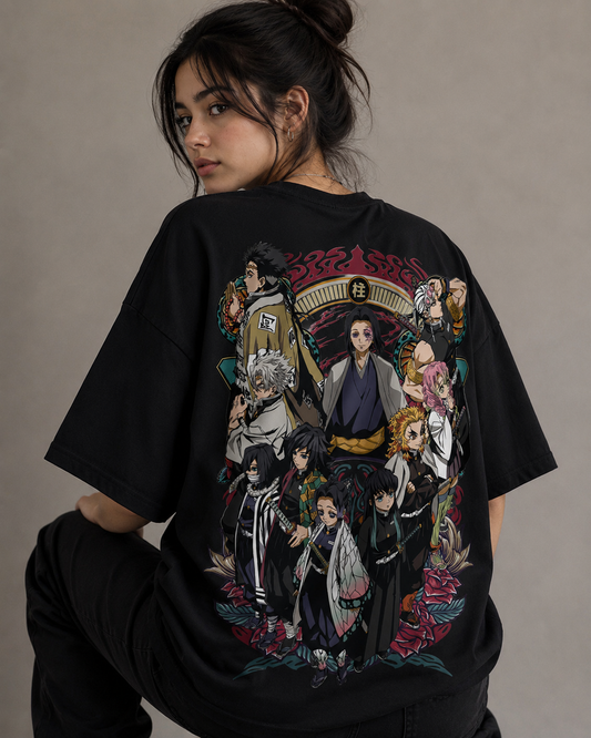 Camiseta Oversized | Demon Slayer Unissex