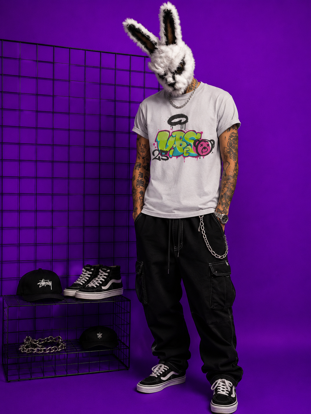 T-Shirt Premium | Vibes Grafite