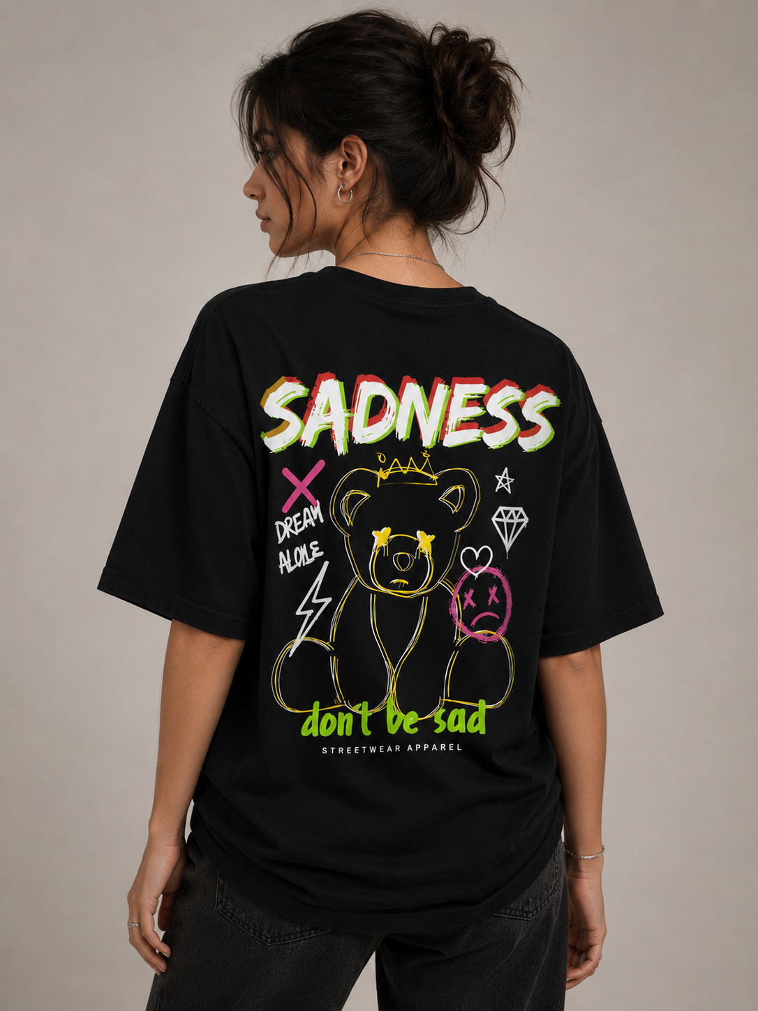 Camiseta Oversized | Sadness Unissex