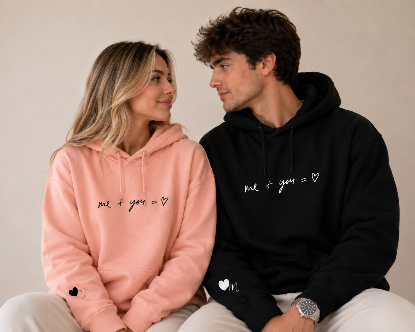 Moletom Me + You | Iniciais