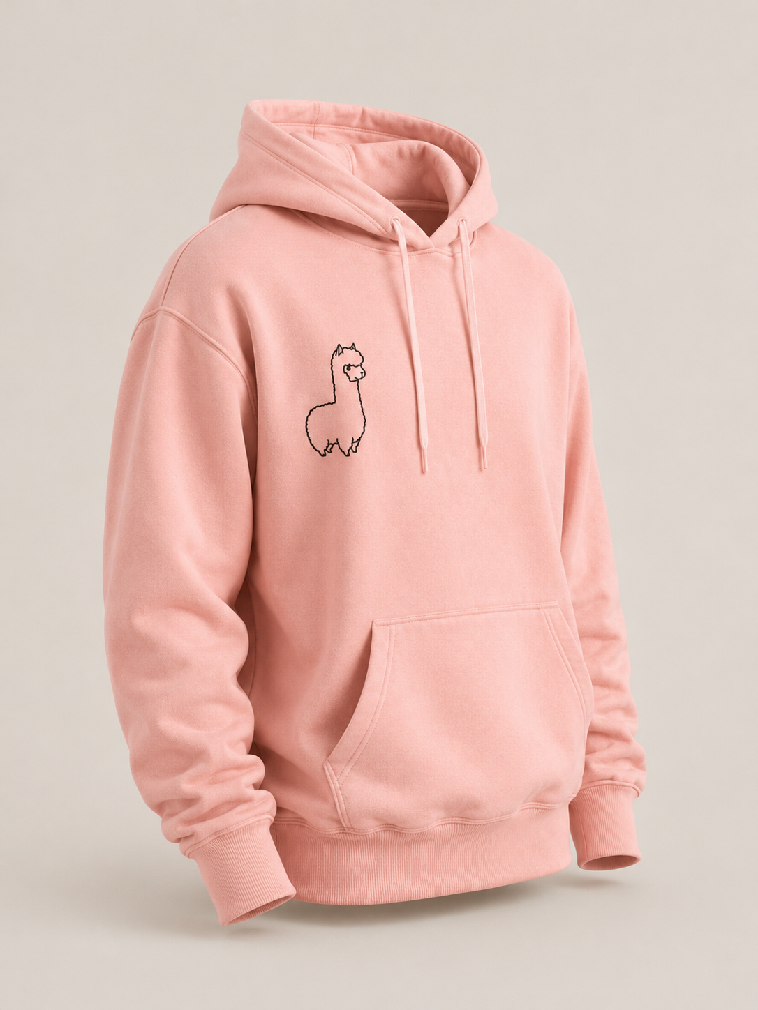 Moletom Canguru Minimalista | Lhama