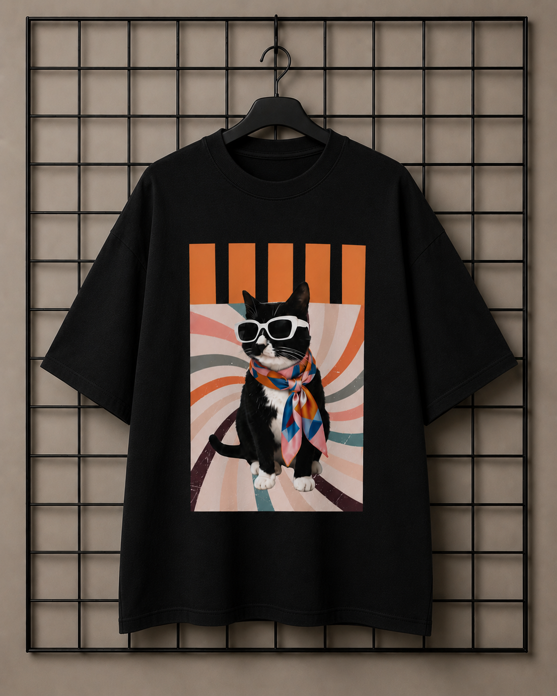 Camiseta Oversized | Cat Unissex