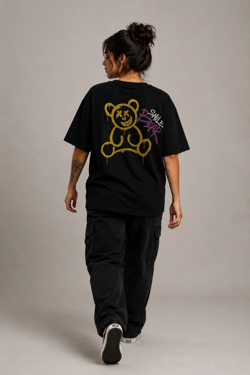 Camiseta Oversized | Bear Smile Unissex