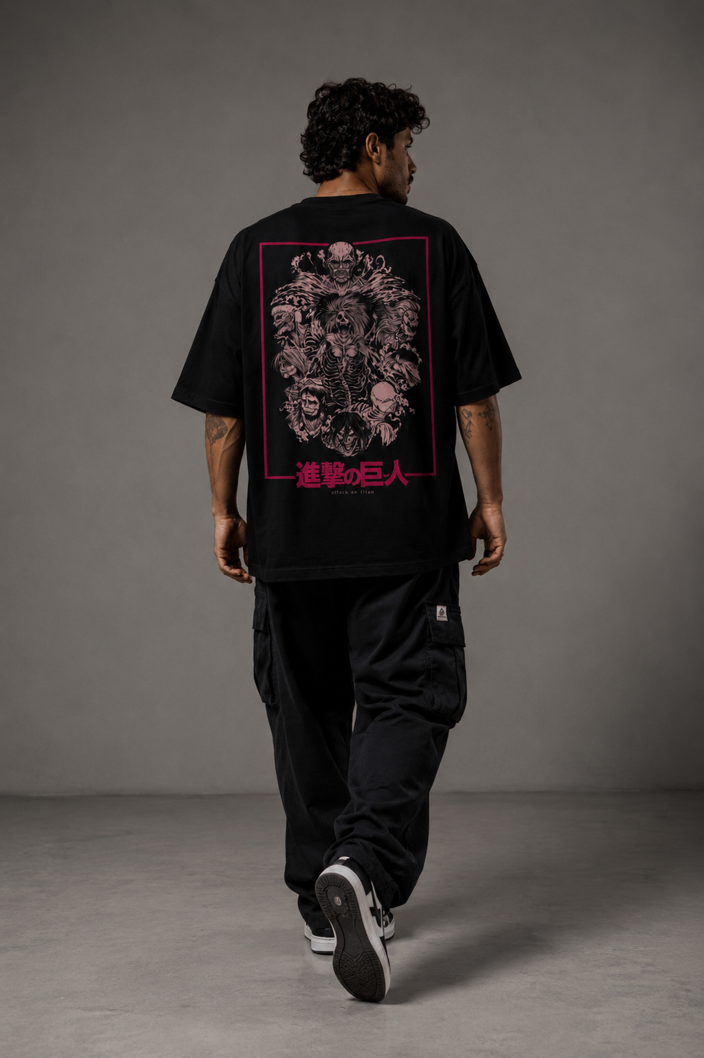 Camiseta Oversized | Attack On Titan Unissex