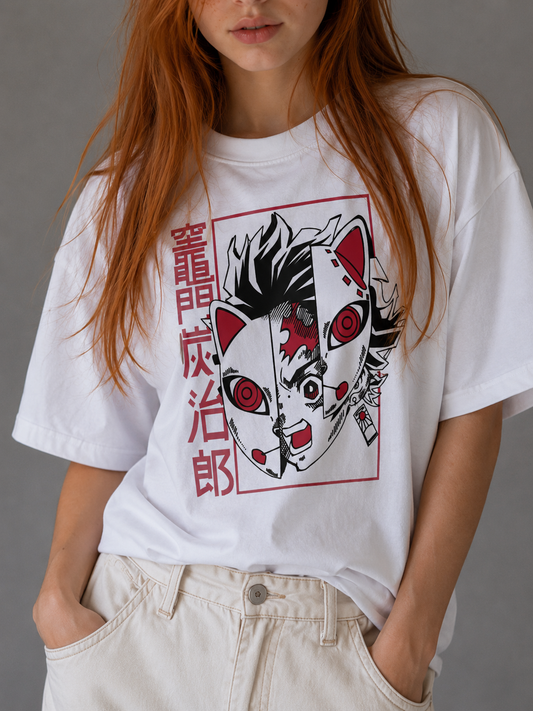 Camiseta Oversized | Demon Slayer Unissex