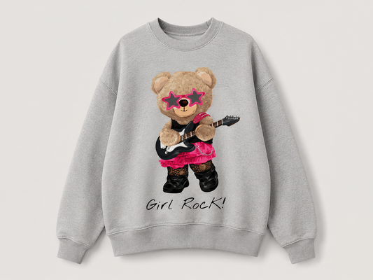 Moletom Careca | Girl Rock