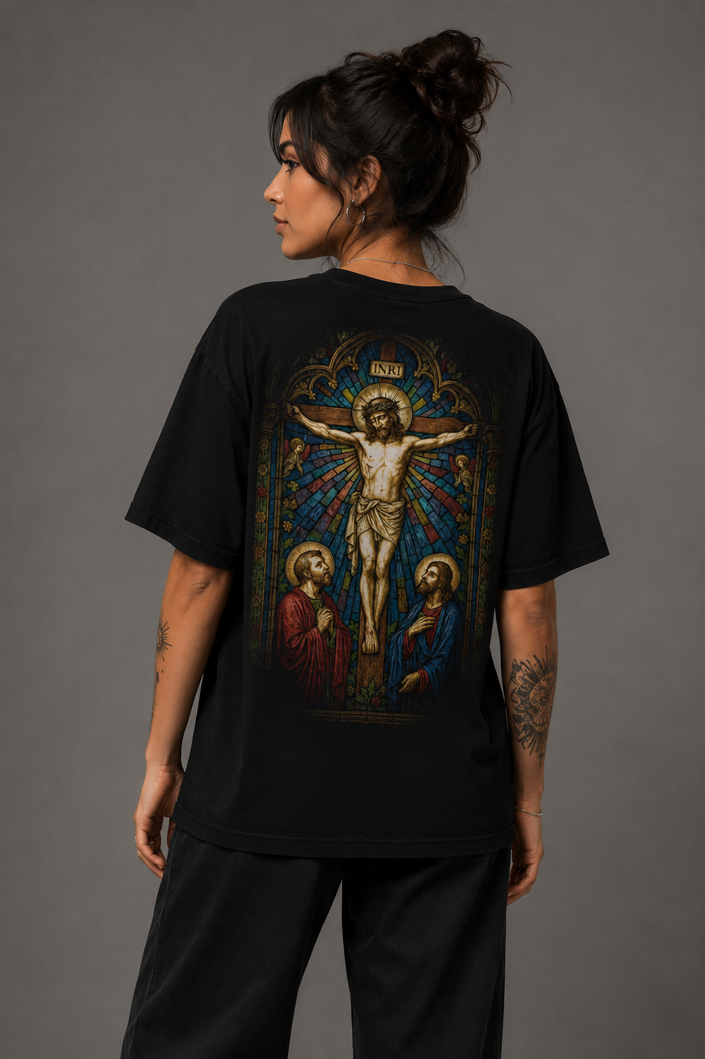 Camiseta Oversized | Jesus Crucificado Unissex