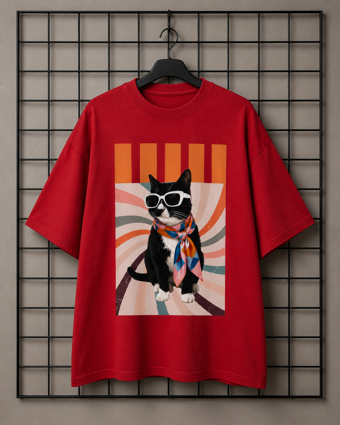 Camiseta Oversized | Cat Unissex