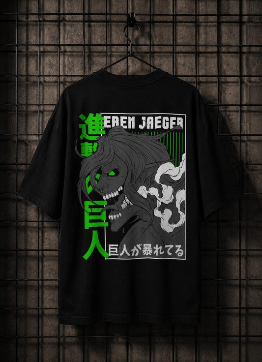 Camiseta Oversized | Attack On Titan Unissex
