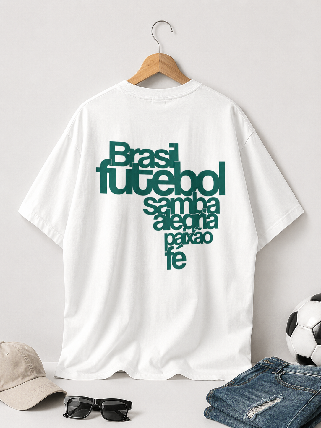 Camiseta Oversized | Mapa Brasil Unissex