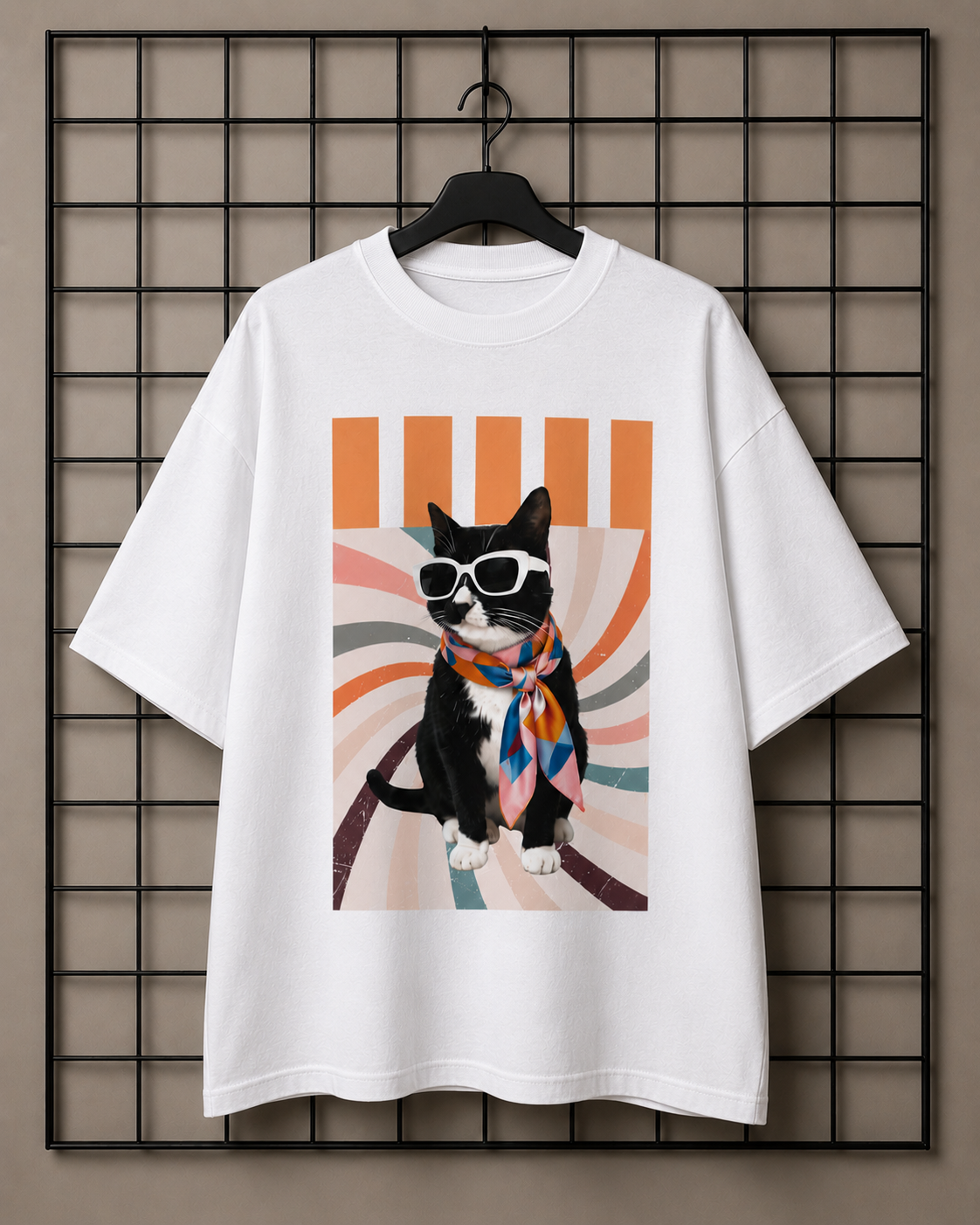 Camiseta Oversized | Cat Unissex