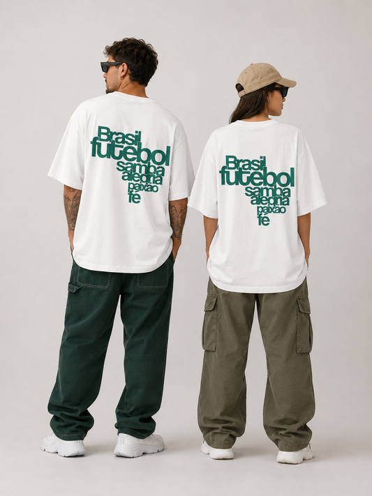 Camiseta Oversized | Mapa Brasil Unissex