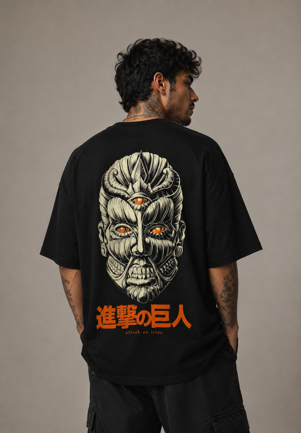 Camiseta Oversized | Attack On Titan Unissex
