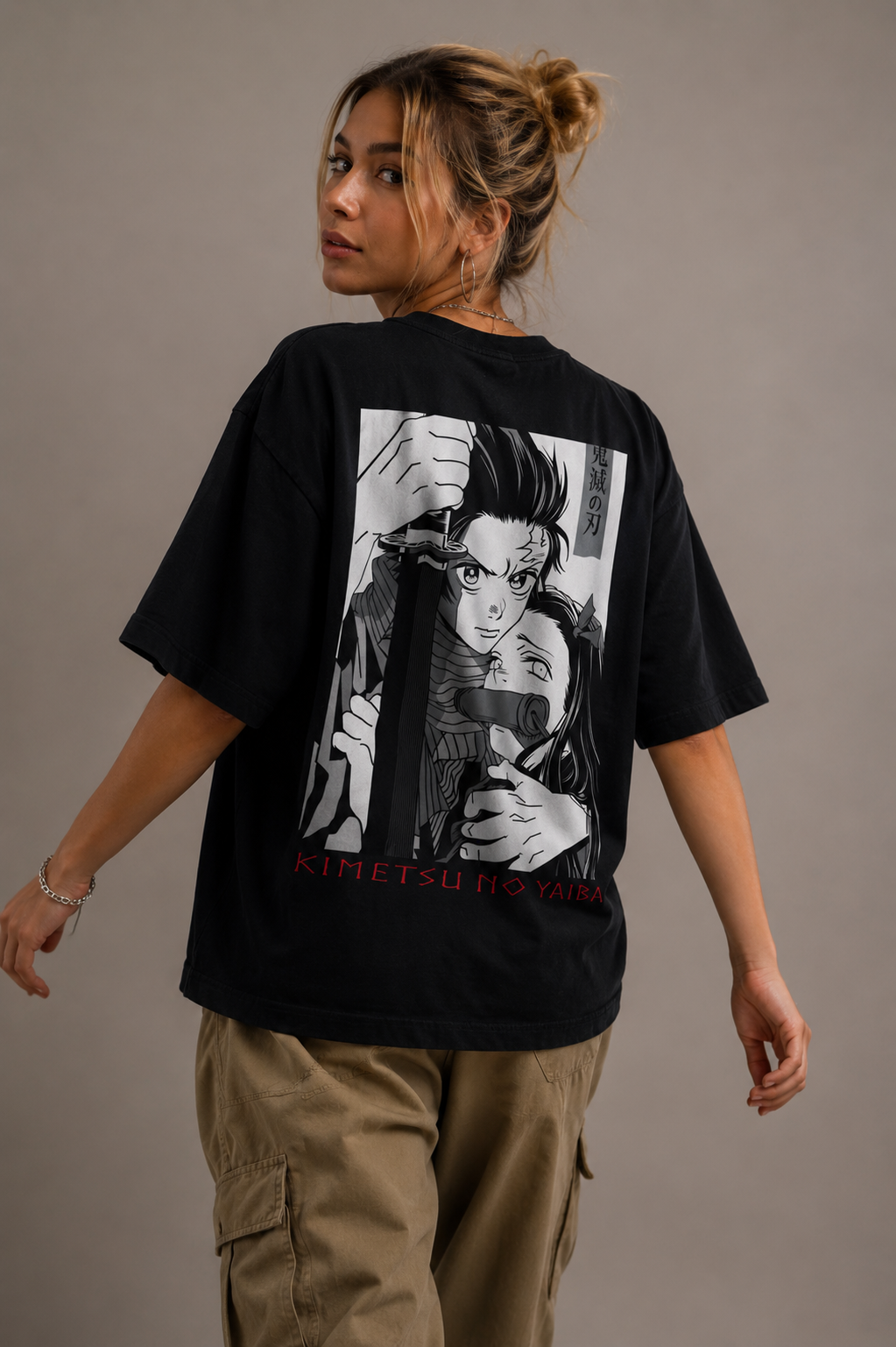 Camiseta Oversized | Demon Slayer Unissex
