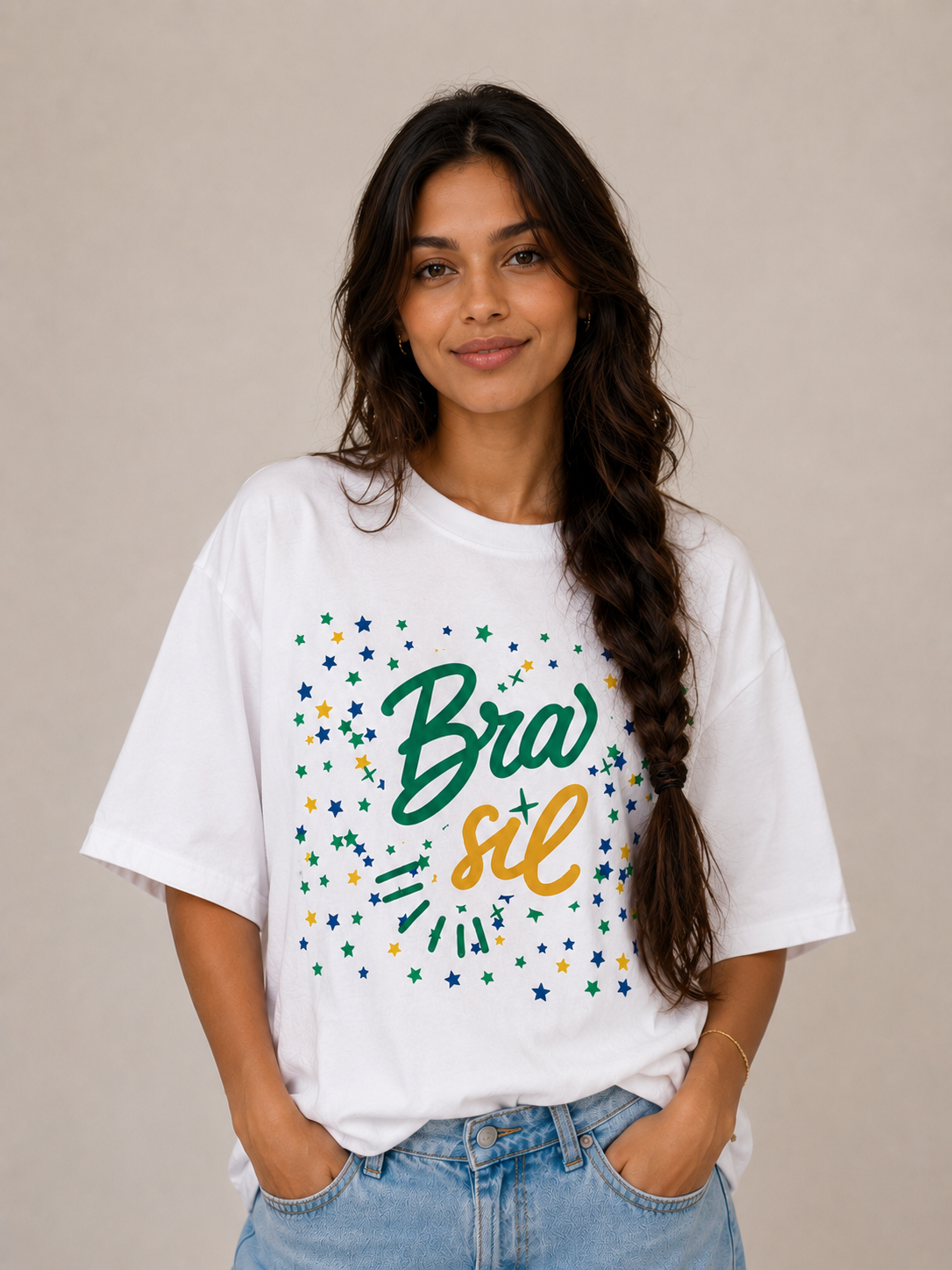 Camiseta Oversized | Brasil Unissex