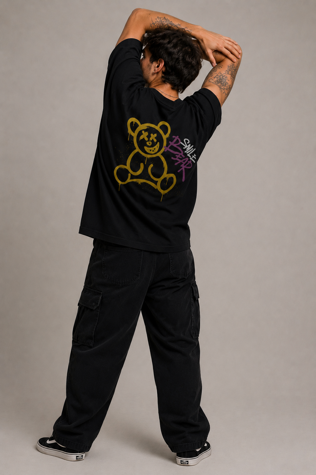 Camiseta Oversized | Bear Smile Unissex