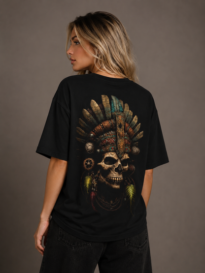 Camiseta Oversized | Caveira Apache Unissex