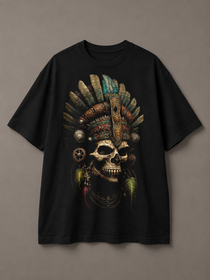 Camiseta Oversized | Caveira Apache Unissex