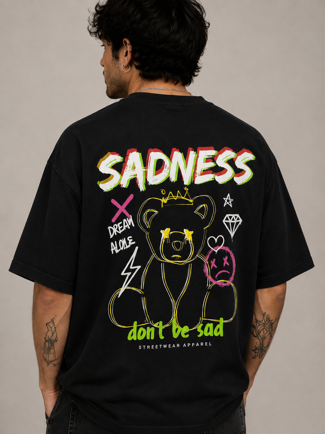 Camiseta Oversized | Sadness Unissex