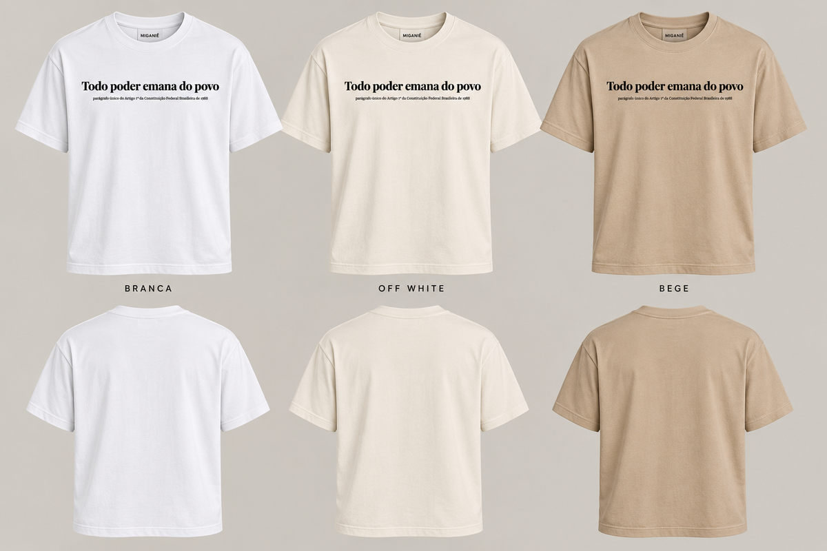 T-shirt Manifesto BR | 🇧🇷