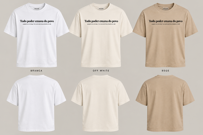 T-shirt Manifesto BR | 🇧🇷