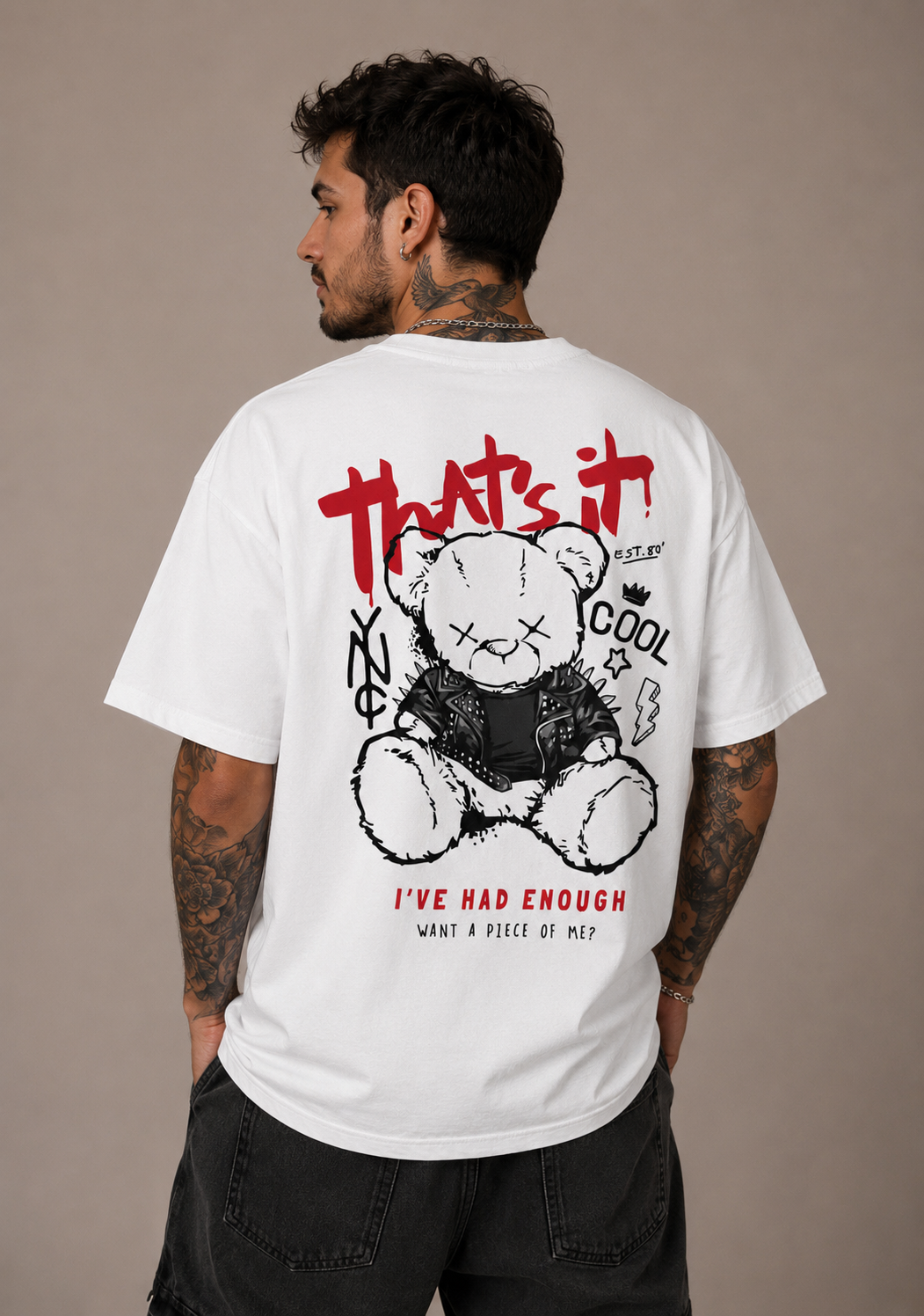 Camiseta Oversized | That's It! Bear Unissex