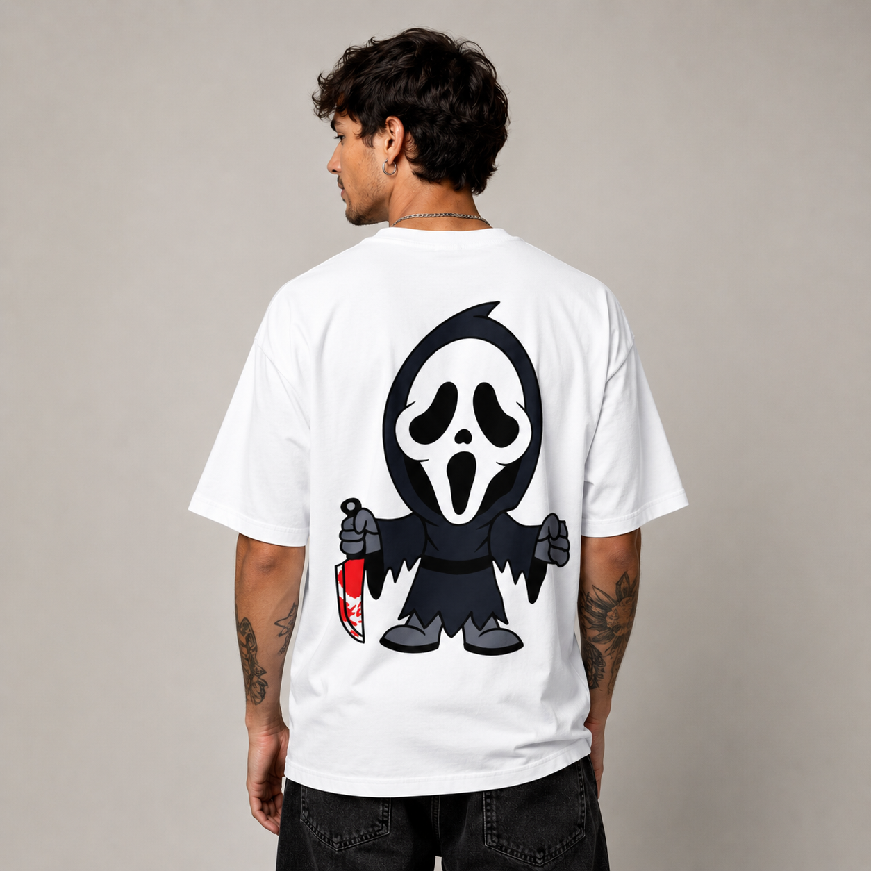 Camiseta Oversized | Pânico Unissex