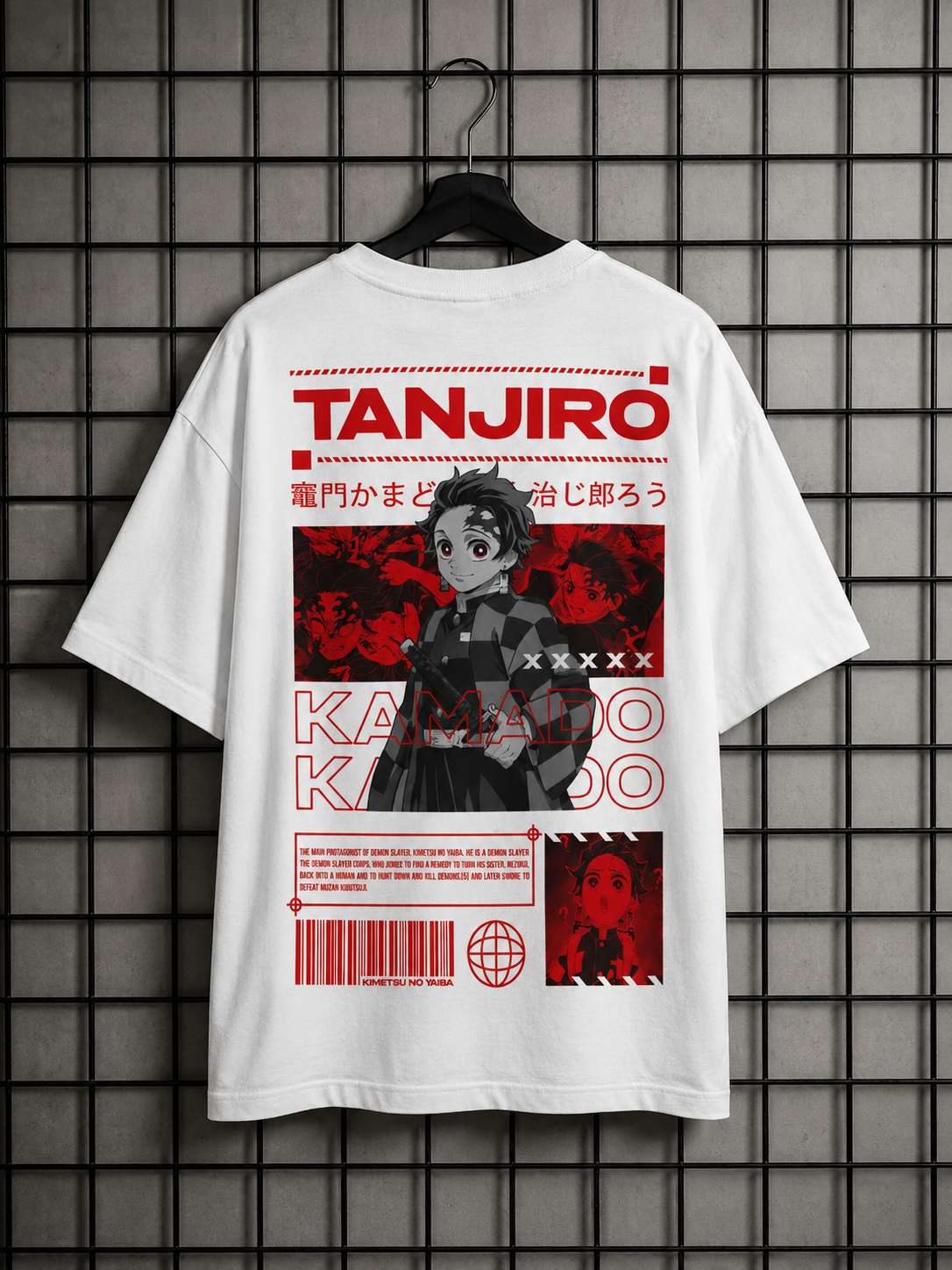 Camiseta Oversized | Demon Slayer Unissex