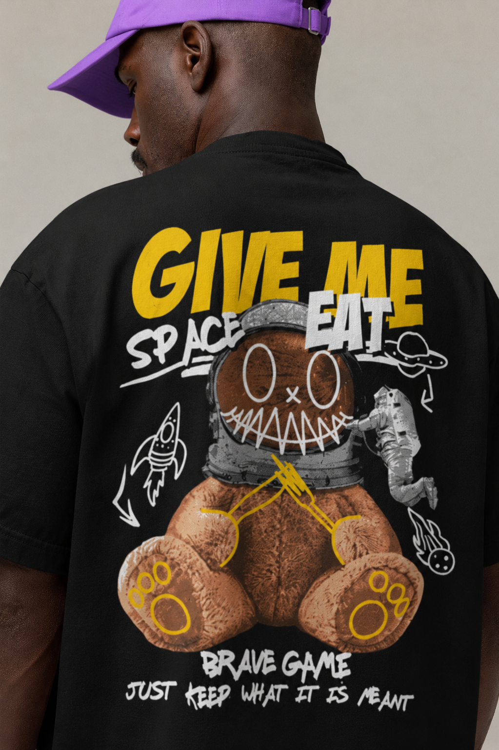 Camiseta Oversized | Bear Give Me Unissex