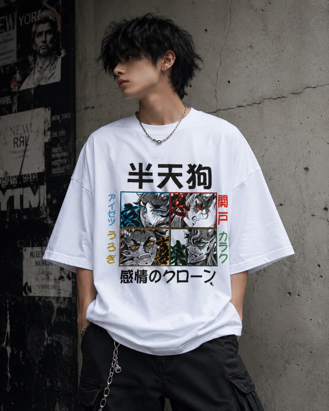 Camiseta Oversized | Demon Slayer Unissex