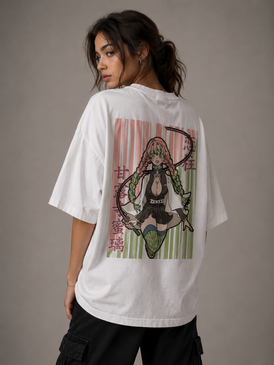 Camiseta Oversized | Mitsuri Kanroji Unissex