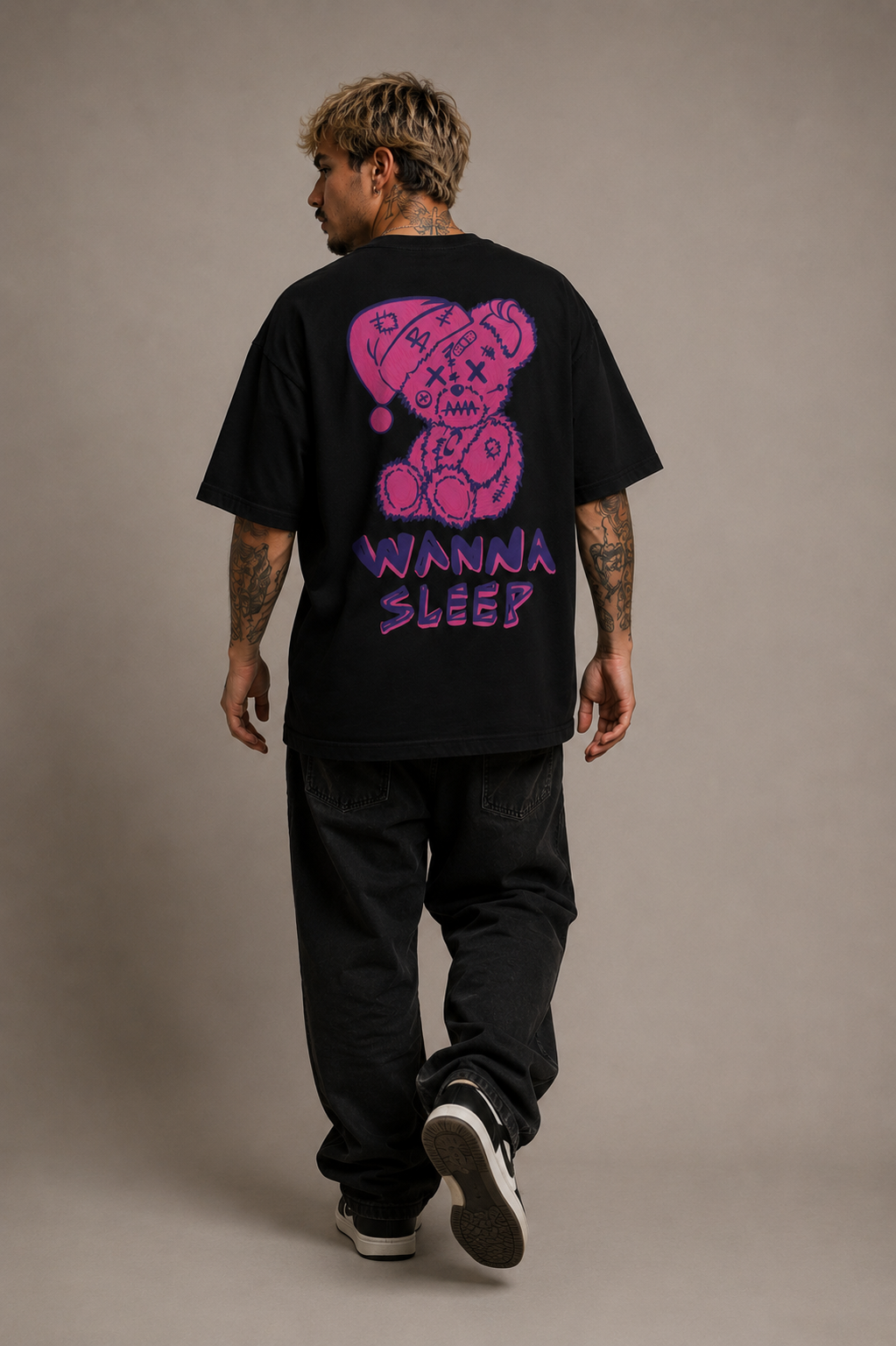 Camiseta Oversized | Wanna Sleep Unissex
