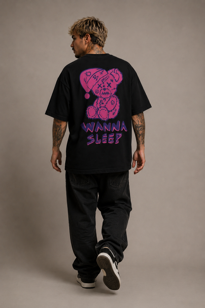Camiseta Oversized | Wanna Sleep Unissex